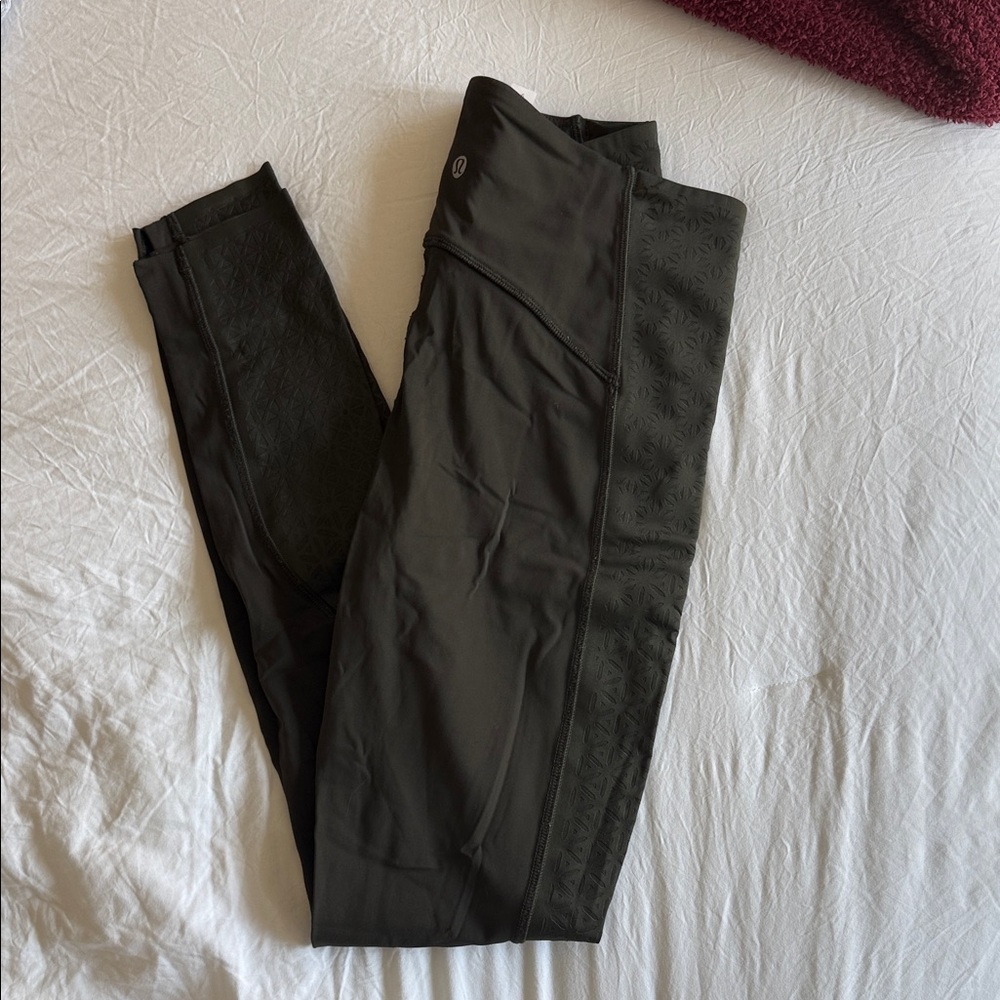 Lululemon Athletica Olive Green Leggings
